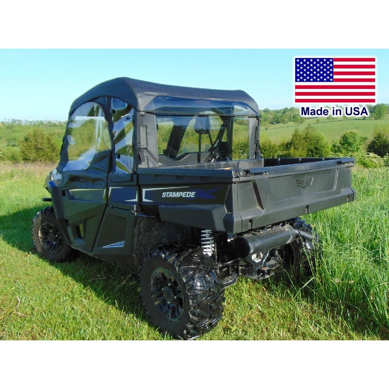 Arctic Cat Stampede Enclosure for EXISTING WINDSHIELD – Roof, Doors, Rear Window