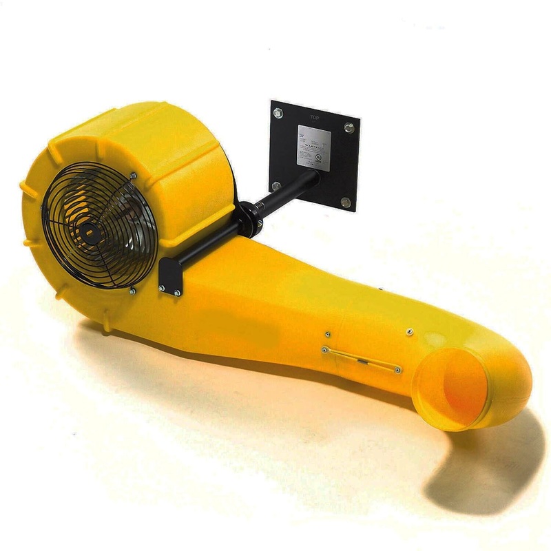 DOCK FAN – 1,200 CFM – 1/2 HP – 115 Volts – 1 Phase – Wall Mounted – 80 ft Throw