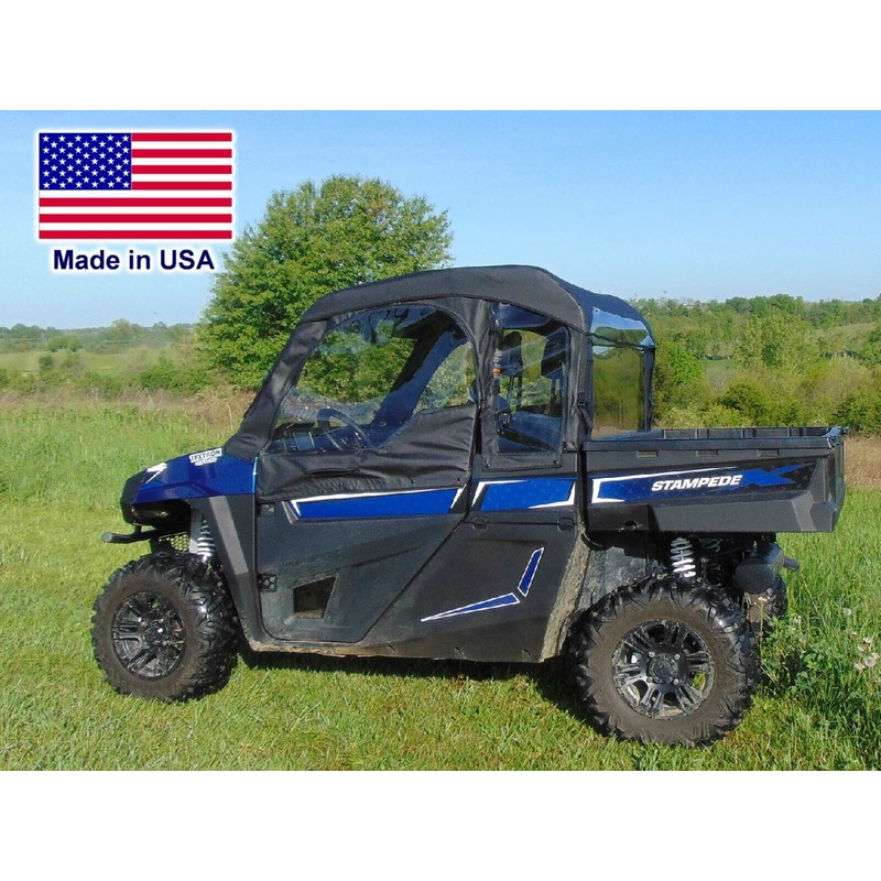 DOORS and REAR WINDOW for Arctic Cat Stampede – Puncture Proof – Soft Acrylic