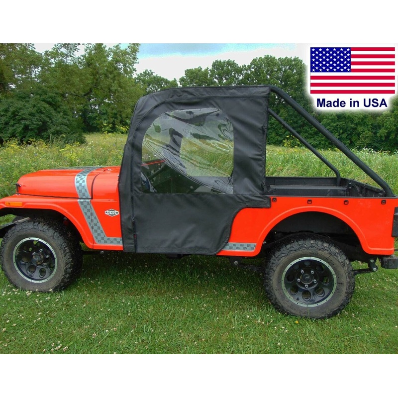 DOORS for Mahindra Roxor – Stow Away Doors – Vinyl Windows – Soft Material