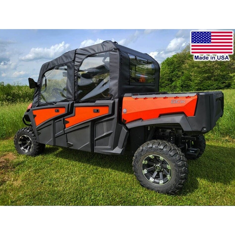 DOORS & REAR WINDOW for Intimidator GC1K – Soft Material – Vinyl Windshield