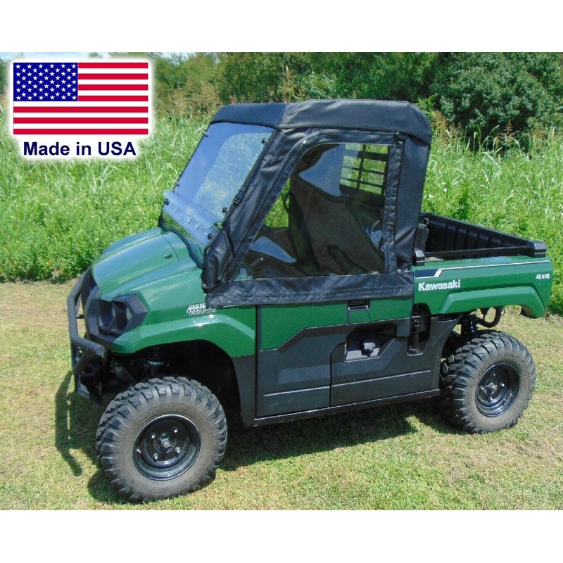 ENCLOSURE for MULE Pro MX, FX, SX, DX – HARD WINDSHIELD, Roof, Door, Rear Window