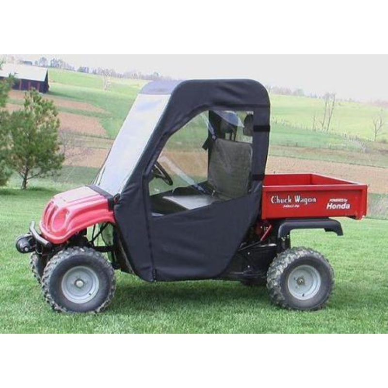 Full Cab for Brister Chuck Wagon – VINYL WINDSHIELD, ROOF, DOORS, & REAR WINDOW