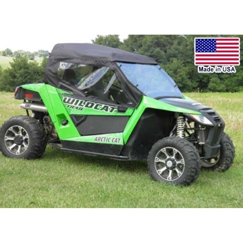 Full Enclosure for Arctic Cat Wildcat – HARD Windshield – Doors – Roof – Rear