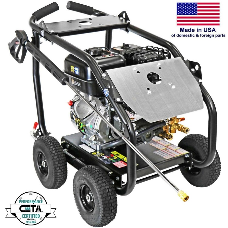 Gas Pressure Washer – Cold Water – 4400 PSI – 4 GPM – AAA Pump – Roll Cage