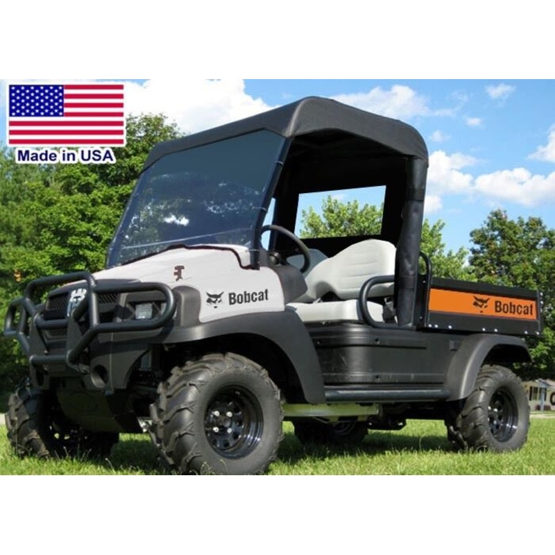 Half Enclosure for Bobcat 3400 – Hard Windshield – Roof – Rear Window – Soft Top