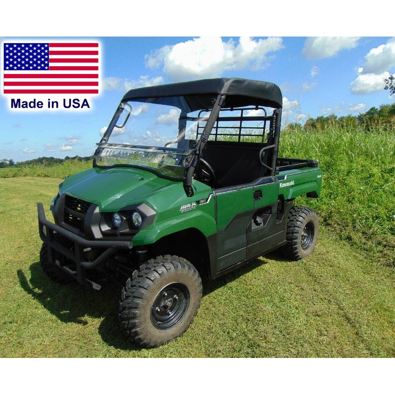 HALF ENCLOSURE for Mule Pro MX, FX, SX, & DX – HARD WINDSHIELD, Top, Rear Window