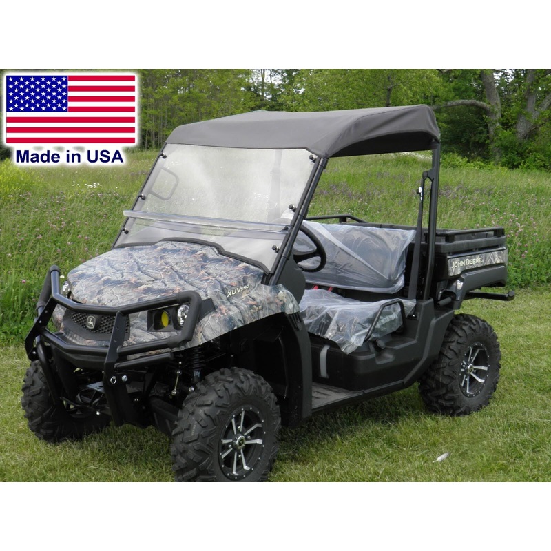 HARD WINDSHIELD & ROOF for John Deere XUV 550/560/590 – Travels Highway Speed