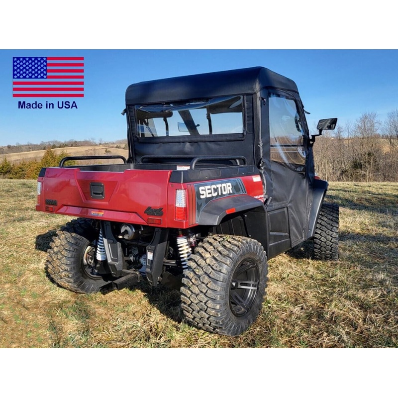 Hisun Sector Enclosure for Existing Windshield – Doors, Roof & Rear Window