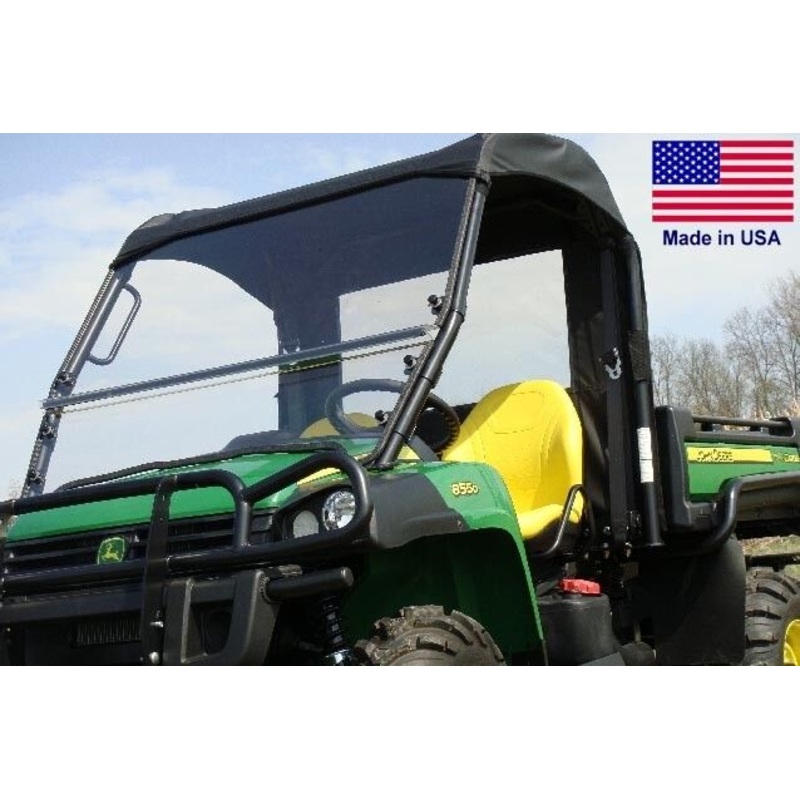 John Deere Gator HPX XUV HARD WINDSHIELD and ROOF Combo – Travels Highway Speed