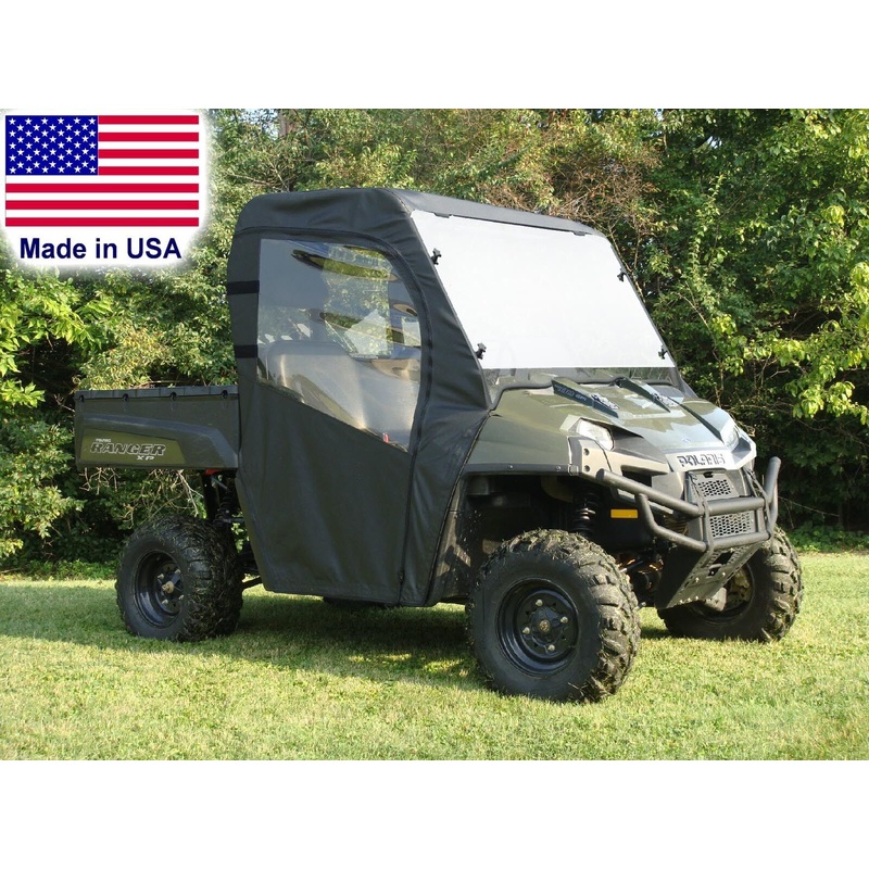 Polaris Ranger XP Full Enclosure – HARD WINDSHIELD, Roof, Doors, Rear Window