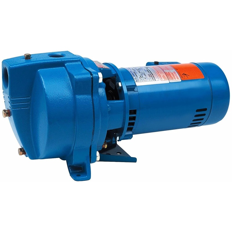 Shallow Well Jet Pump – 11.5 GPM – 115/230V – 1Ph – 25′ Head – 1.25 In & 1 Out