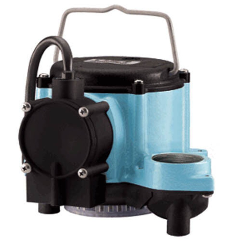 Submersible Sump Pump – 46 GPM – NO SOLIDS – 115 Volt – 1 Ph – 1/2 HP – 18′ Suct