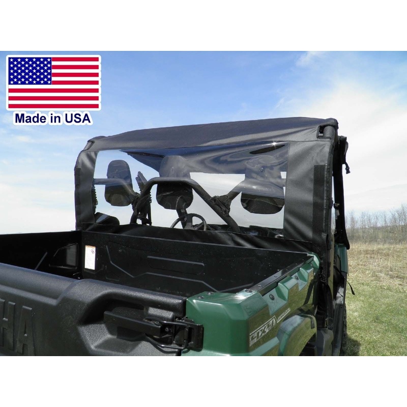 DOORS and REAR WINDOW Combo for Yamaha Viking – Puncture Proof – Soft Acrylic