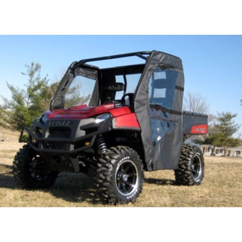 DOORS & REAR WINDOW Combo for Polaris Ranger XP – Soft Material – Vinyl Windows