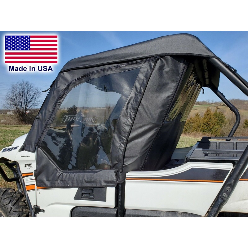 DOORS & REAR WINDOW for Kawasaki Teryx 800 – Vinyl Window – Soft Material
