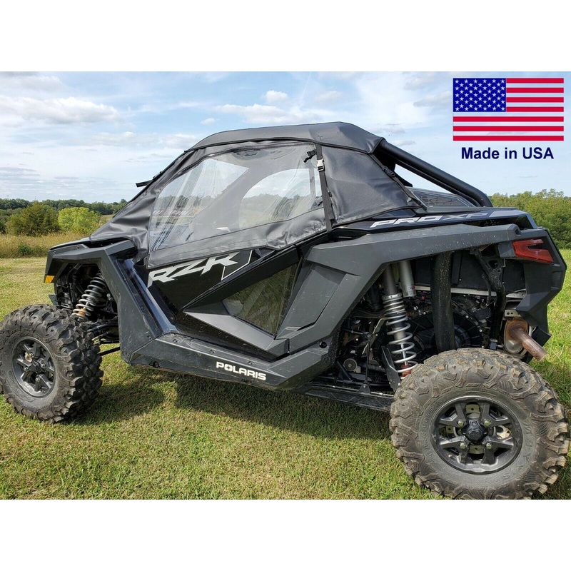 DOORS & REAR WINDOW for Polaris RZR Pro XP – Soft – Withstands Highway Speeds