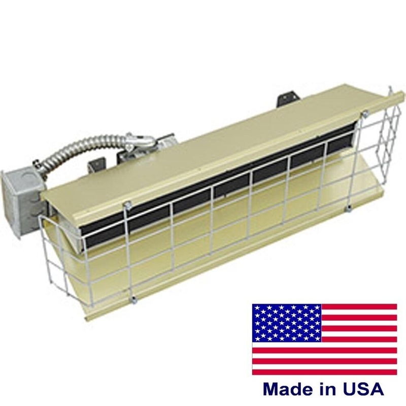 Electric Infrared Overhead HEATER – 240 Volts – 4,947 BTU – 1 Phase – 110 sqft