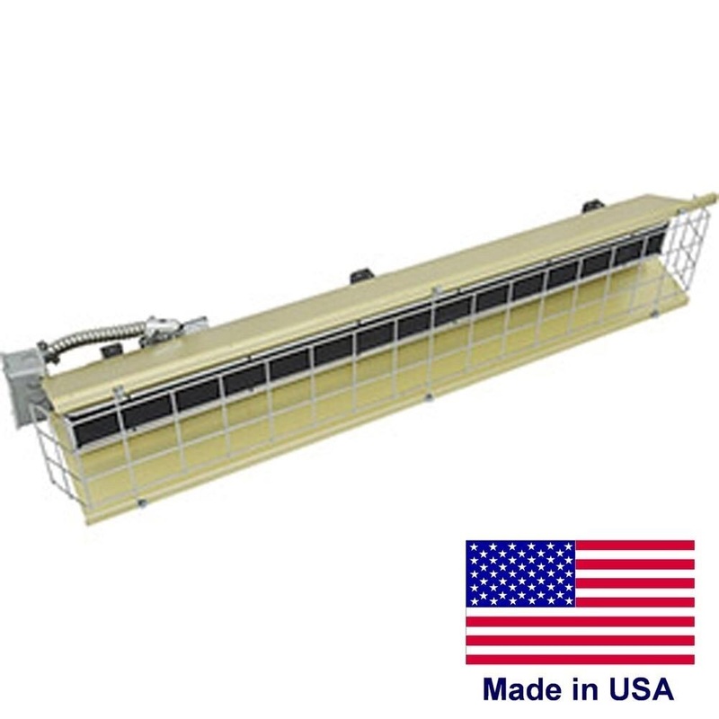 Electric Infrared Overhead HEATER – 480 Volts – 10,748 BTU – 1 Phase – 138 sqft