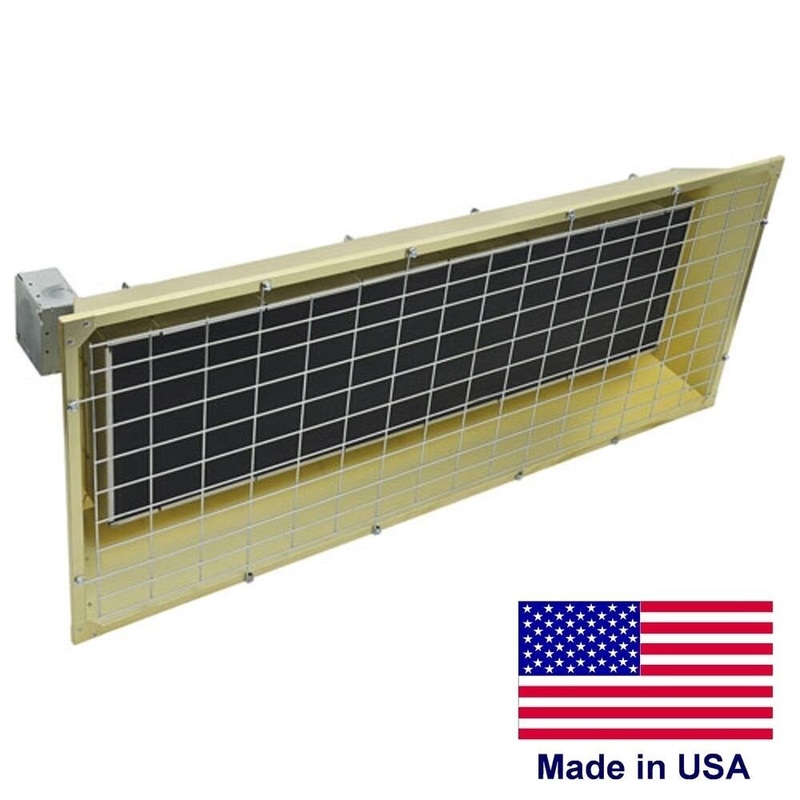 Electric Infrared Overhead HEATER – 600 V – 32,414 BTU – 1 or 3 Phase – 460 sqft
