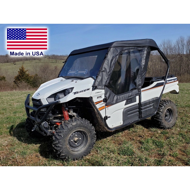 Full Enclosure for Kawasaki Teryx 800 – HARD WINDSHIELD, Doors, Roof, & Rear