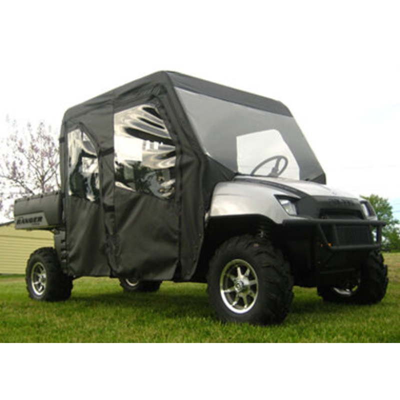 Full Enclosure with Vinyl Windshield for Polaris Crew
