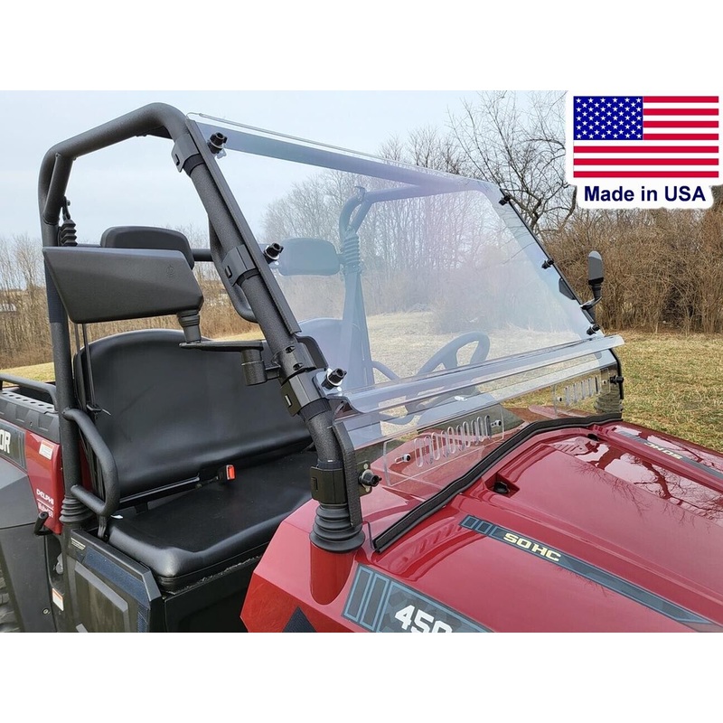 HARD WINDSHIELD for HiSun Sector 450 / 550 / 750 – Vented – Polycarbonate
