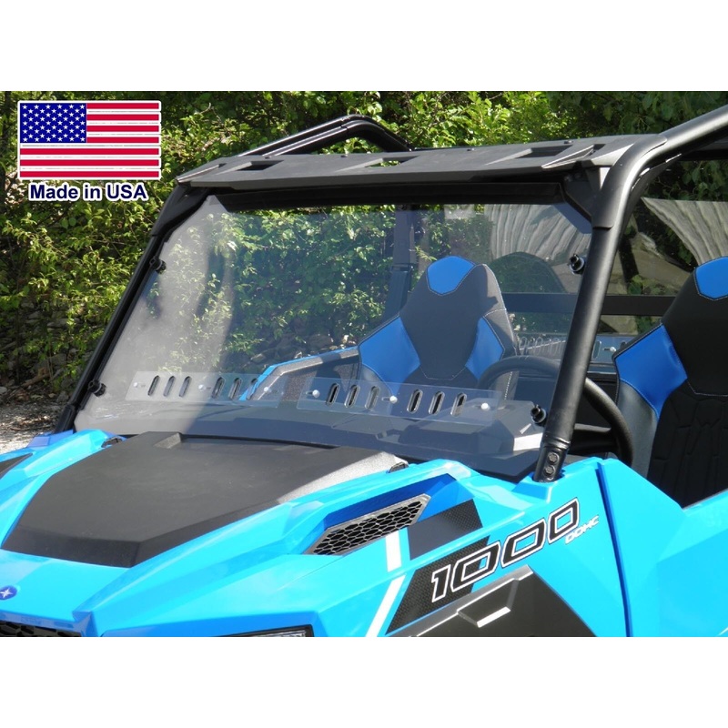 HARD WINDSHIELD for Polaris General  – Withstands Highway Speeds – Polycarbonate