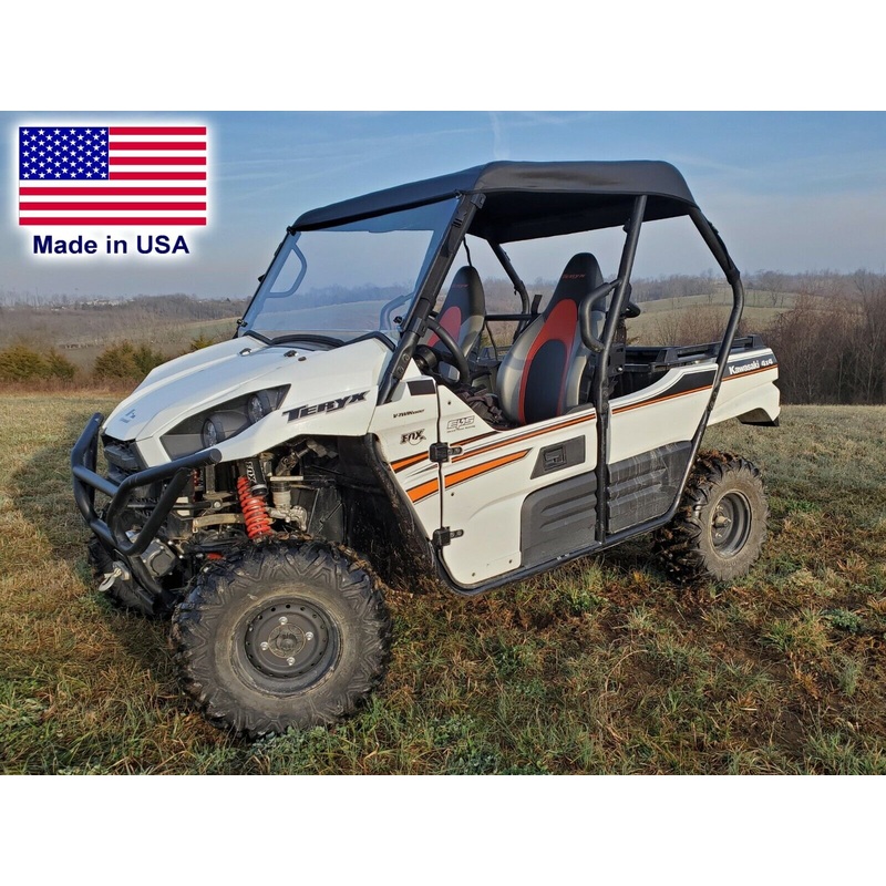 ROOF & HARD WINDSHIELD for Kawasaki Teryx 800 – Vent or Solid Windshield
