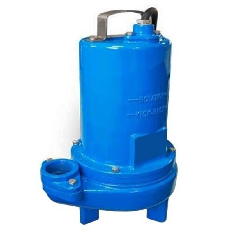 Submersible SEWAGE TRASH Pump – 2 Out – 184 GPM – 230 V – 1/2 HP – Self Priming