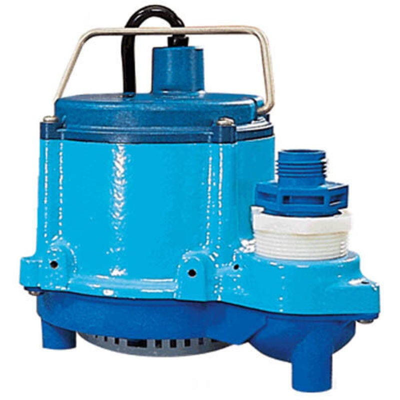 Submersible Sump Pump – 230 Volts – 46 GPM – 1/3 HP – 12 ft Cord – No Solids