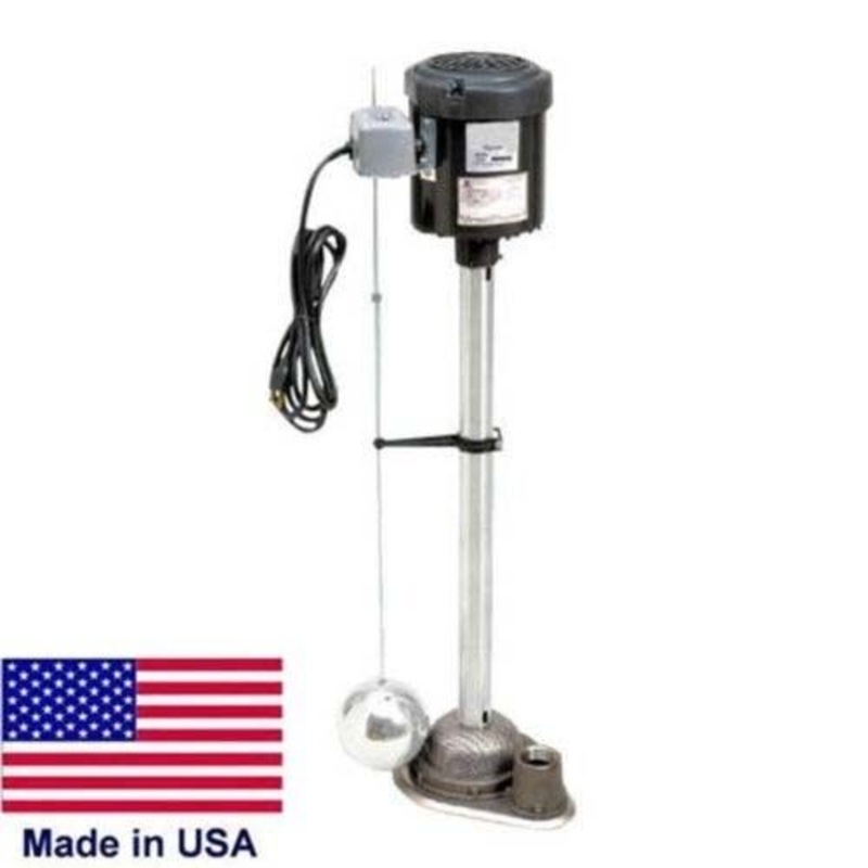 SUMP PUMP – 3/4 Hp – 115 Volts – 5,100 GPH – 13 PSI – TEFC Motor – Single Phase