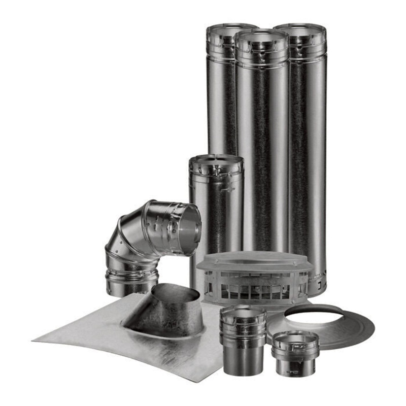 Vent Heater Kit – 4 Vertical – Steel – 90 Degree Angle – Made in the USA
