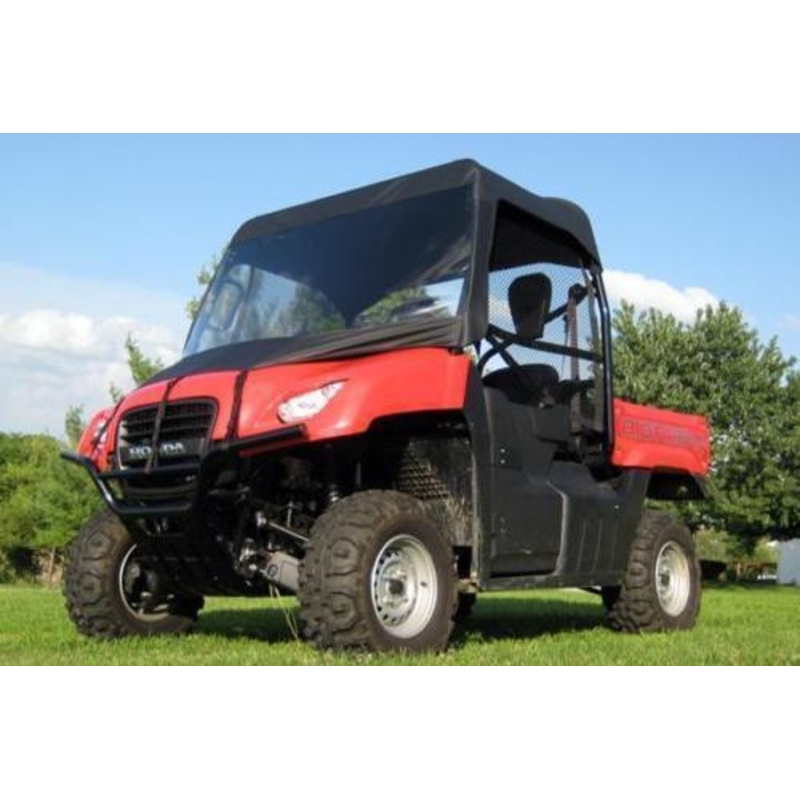 VINYL WINDSHIELD and ROOF for Honda BIG RED MUV 700 – Soft Top – Soft Material