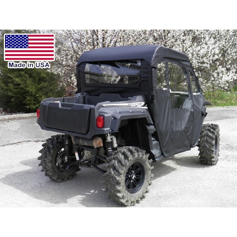 Yamaha Viking Enclosure for EXISTING WINDSHIELD – Roof, Doors, Rear Window