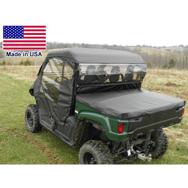Yamaha Viking Full Cab Enclosure – VINYL WINDSHIELD, ROOF, DOORS, & REAR WINDOW