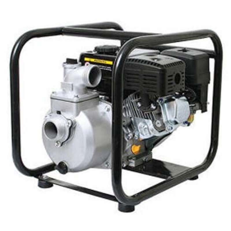2 Semi Trash Pump – 147 GPM – 6.5 HP – 50 PSI – Aluminum – Steel Cradle