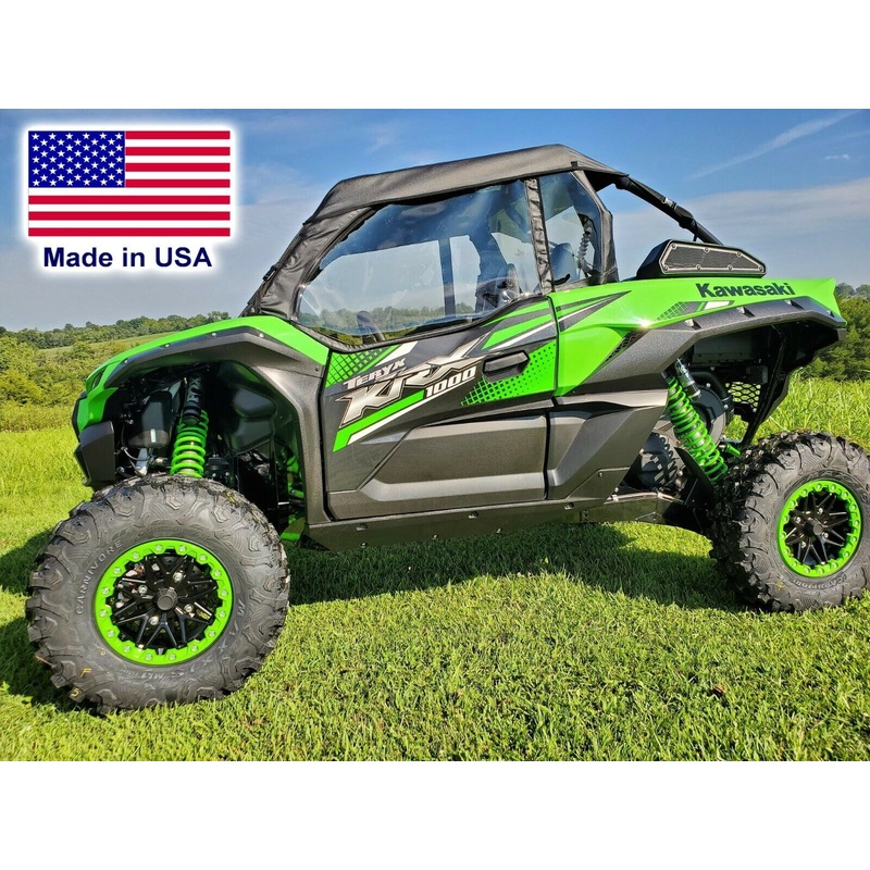 Doors for Kawasaki Teryx KRX – Soft Material – Withstands Highway Speeds