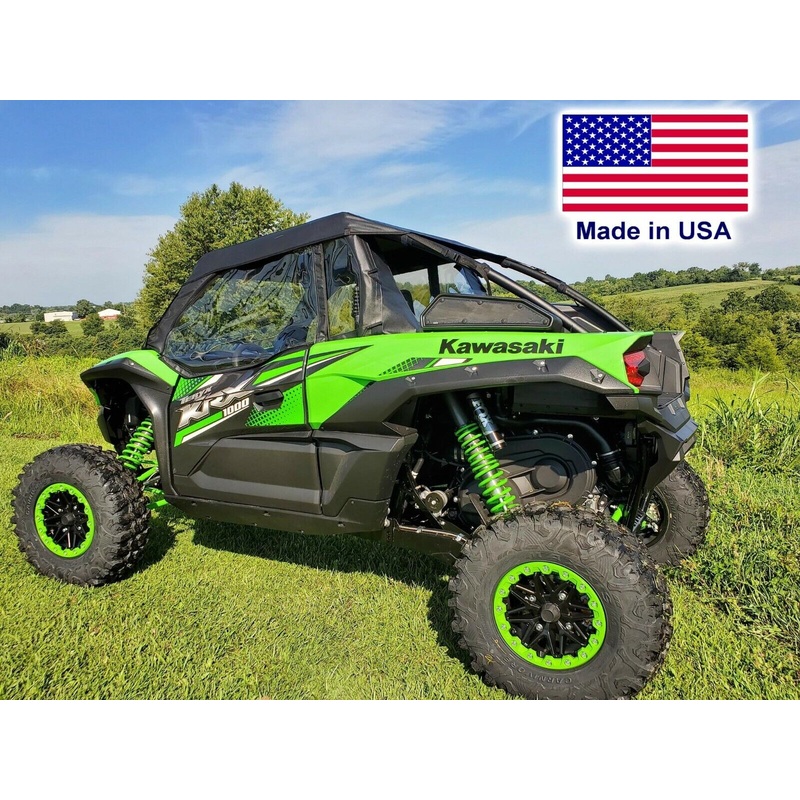 Kawasaki KRX Enclosure for Existing Windshield – Doors, Roof & Rear Window